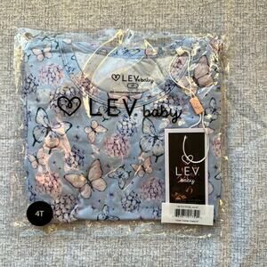 NEW Lev Baby Violet Short Sleeve Toddler Twirl Dress Size 4T